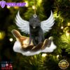 Schipperke On The Hands Of Jesus Ornament, Gift For Christmas