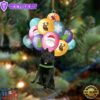 Schipperke With Balloons Christmas Ornament, Gift For Christmas