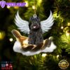 Schnauzer On The Hands Of Jesus Ornament, Gift For Christmas