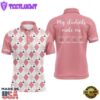 Science Pink Argyle Pattern, My Students Make Me Smile Men D Polo Shirt