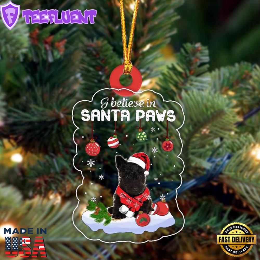Scottish Terrier Christmas Ornament, Gift For Christmas