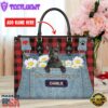 Scottish Terrier Dog This Human Belongs To Leather Handbag