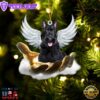 Scottish Terrier On The Hands Of Jesus Ornament, Gift For Christmas