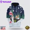 Scottish Terrier Playing Christmas All Over Print 3D Hoodie