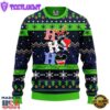Seattle Seahawks HoHoHo Mickey Christmas Ugly Sweater