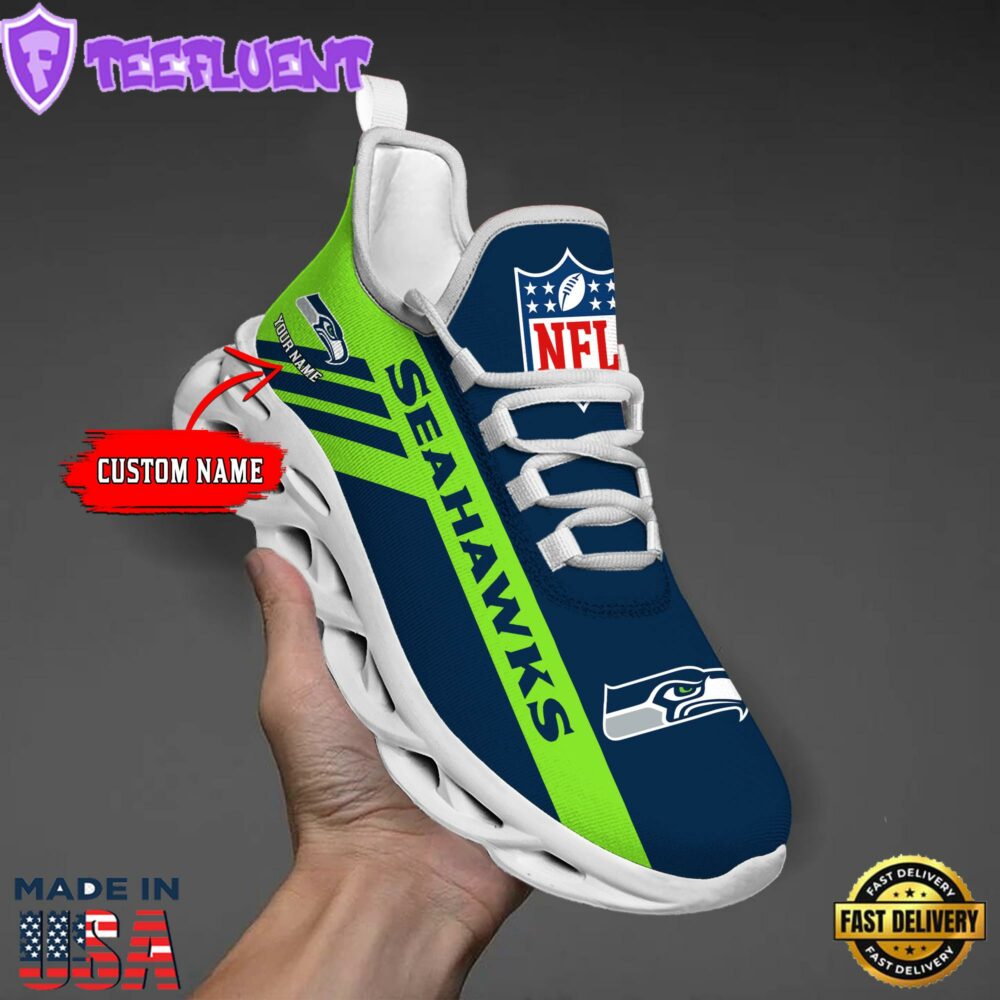 Seattle Seahawks NFL Clunky Max Soul Shoes Personaliz