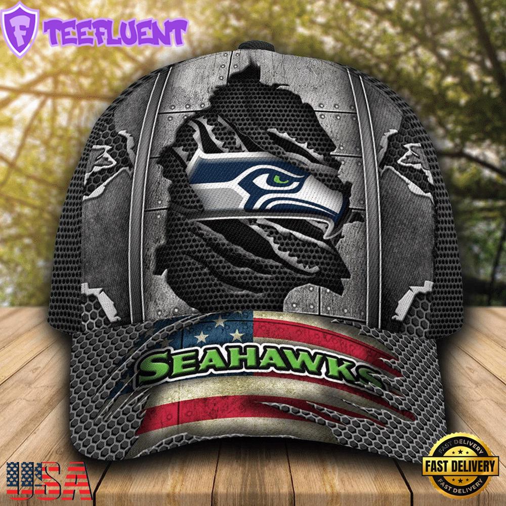 Seattle Seahawks NFL Football Team Logo Baseball Cap