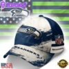 Seattle Seahawks NFL Grunge Style Team Baseball Cap
