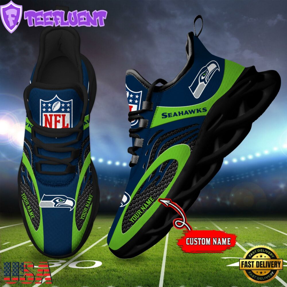 Seattle Seahawks NFL Limited New Design Max Soul Shoes