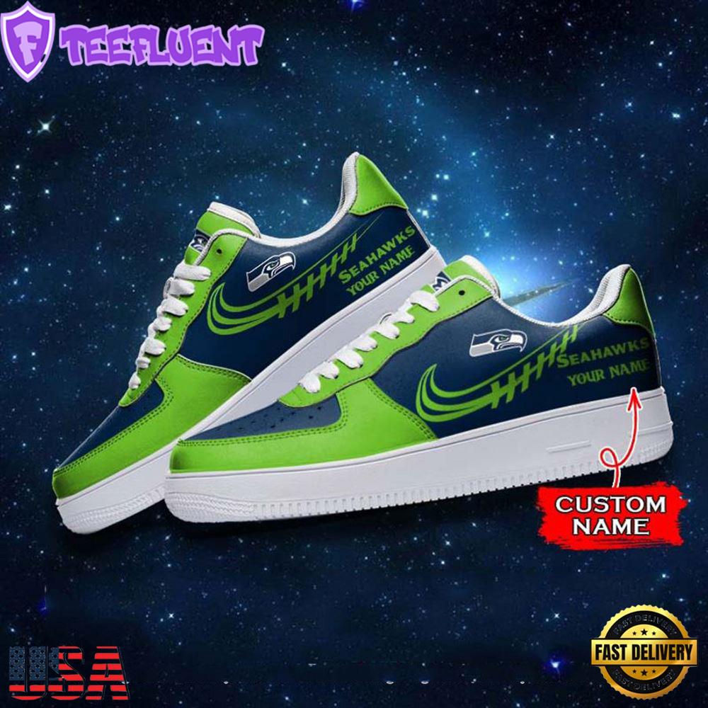 Seattle Seahawks NFL Personalized Air Force Sneaker