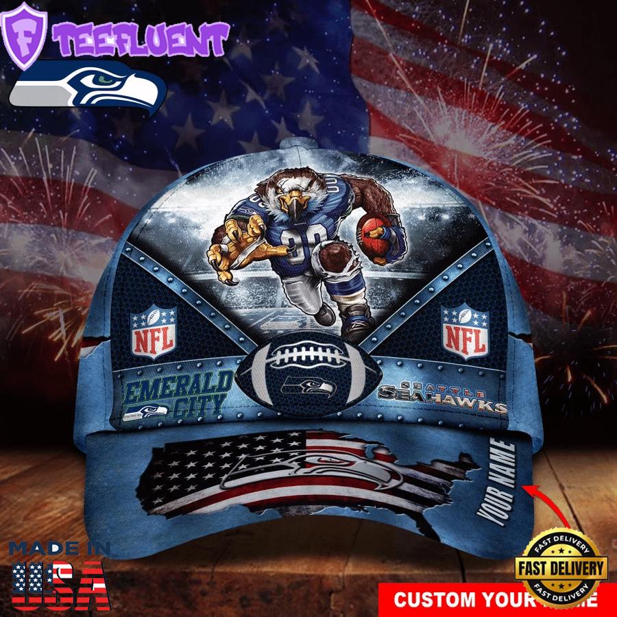 Seattle Seahawks NFL Personalized Trending Cap Super Bowl LVII