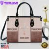 Seek God Trust God Praise God Gorgeous Leather Handbag Christ Gifts Leather Bags