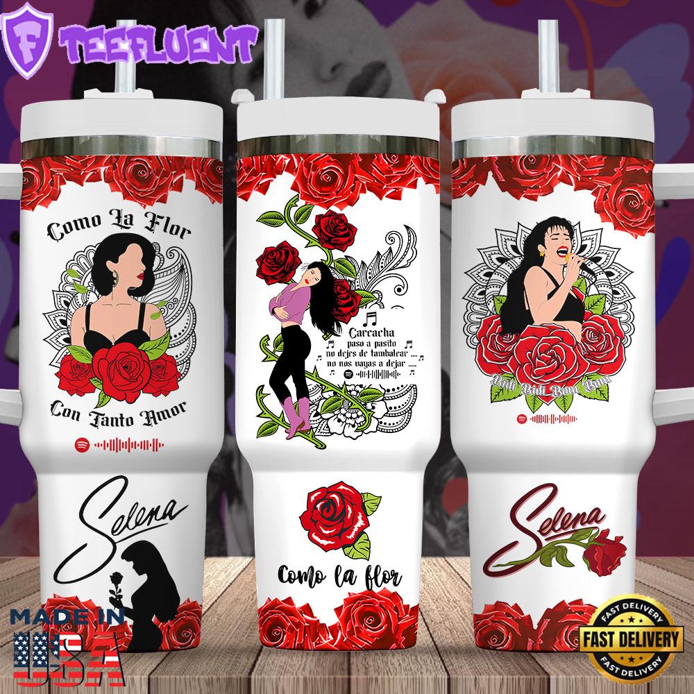 Selena Quintanilla P?rez 40oz Stanley Tumbler Summer For Fans