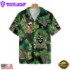 Shamrock Skull St Patricks Day Luck Of The Irish Aloha Hawaiian Shirt