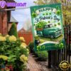 Shamrock Truck Happy St Patrick's Day House And Garden Flag