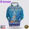 Shark Holly Jawly Christmas All Over Print 3D Hoodie