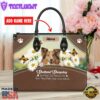 Shetland Sheepdog Dog Are Not Our Whole Life But They Make Our Lives Whole Leather Handbag