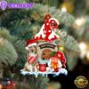 Shetland-Sheepdog With Mushroom House Christmas Ornament, Gift For Christmas