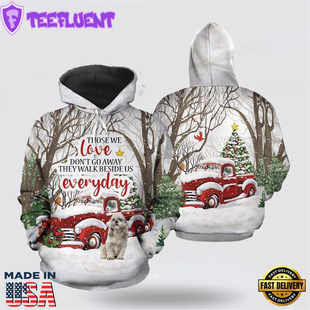 Shih Tzu Angel All Over Print 3D Hoodie
