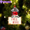 Shih-Tzu Free Kiss Christmas Ornament, Gift For Christmas