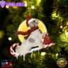 Shih-Tzu On The Candy Cane Christmas Ornament, Gift For Christmas