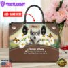 Siberian Husky Dog Are Not Our Whole Life But They Make Our Lives Whole Leather Handbag