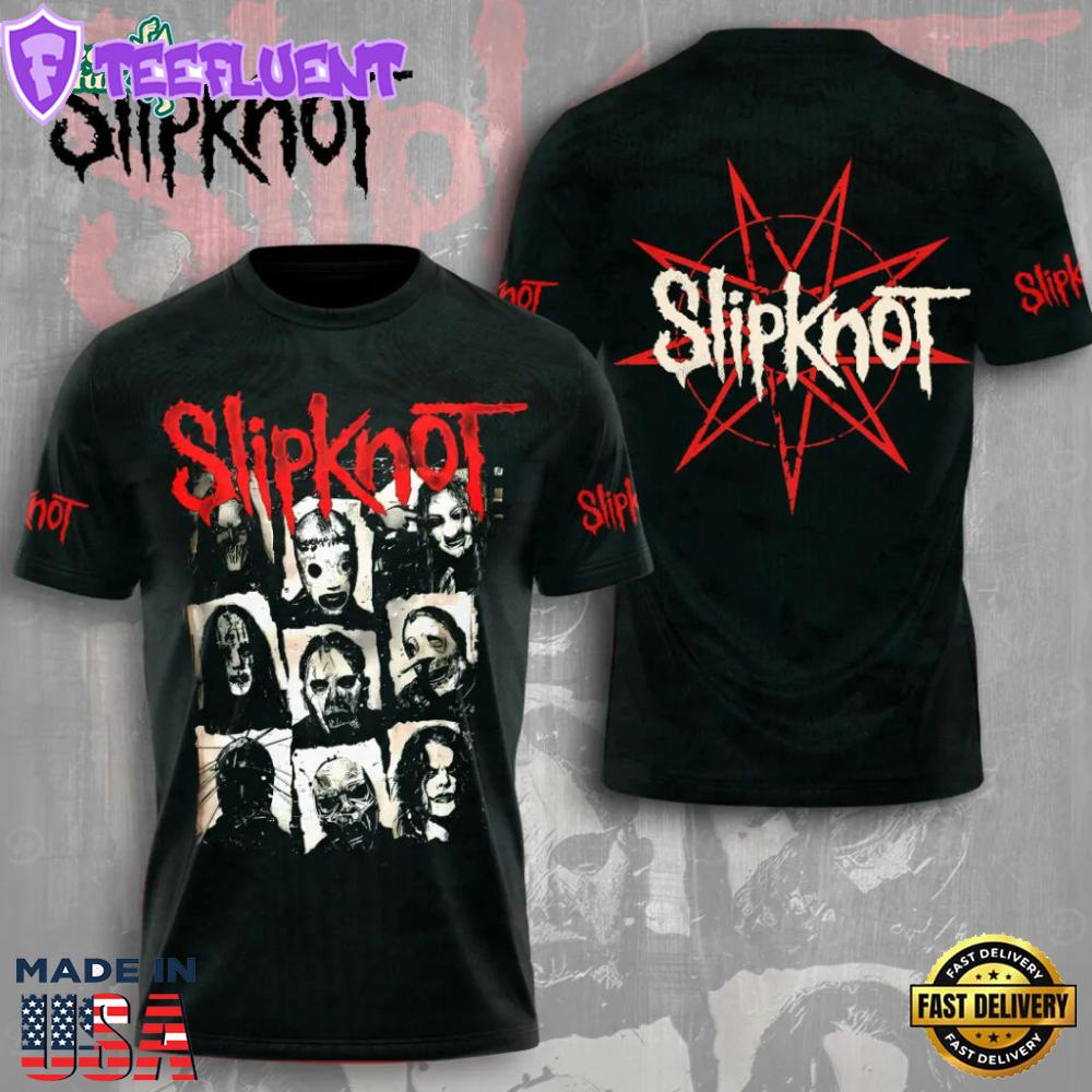 Slipknot “Subliminal Verses World Tour” 3D t-shirt