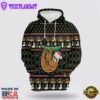 Sloth Christmas All Over Print 3D Hoodie