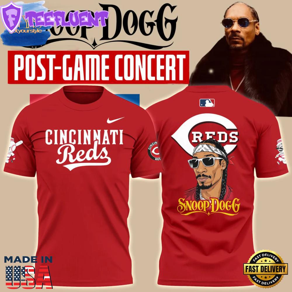 Snoop Dogg Post-Game Concert Cincinnati Reds Shirt