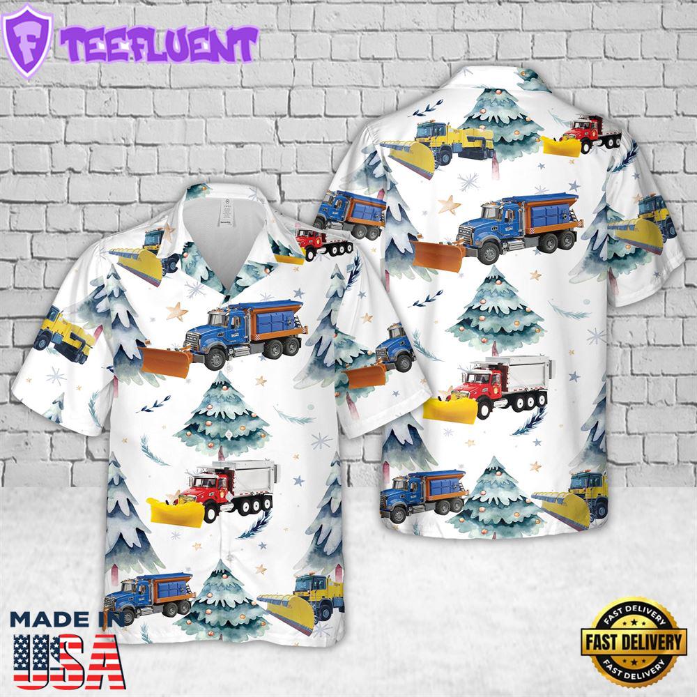 Snowlpow Truck Christmas Hawaiian Shirt