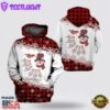 Snowman Grandma Candy Cane Christmas All Over Print 3D Hoodie