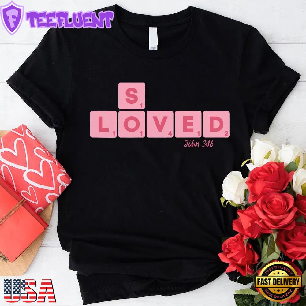 So Loved Boho Valentine's Day Unisex T-Shirt