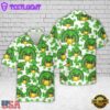 Softball Shamrock St Patrick's Day Hawaiian Shirt