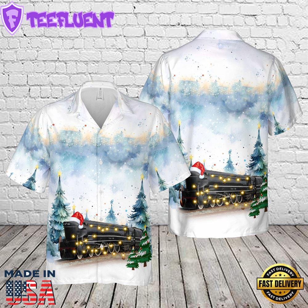 South Australian Railways 523 Christmas Hawaiian Shirt