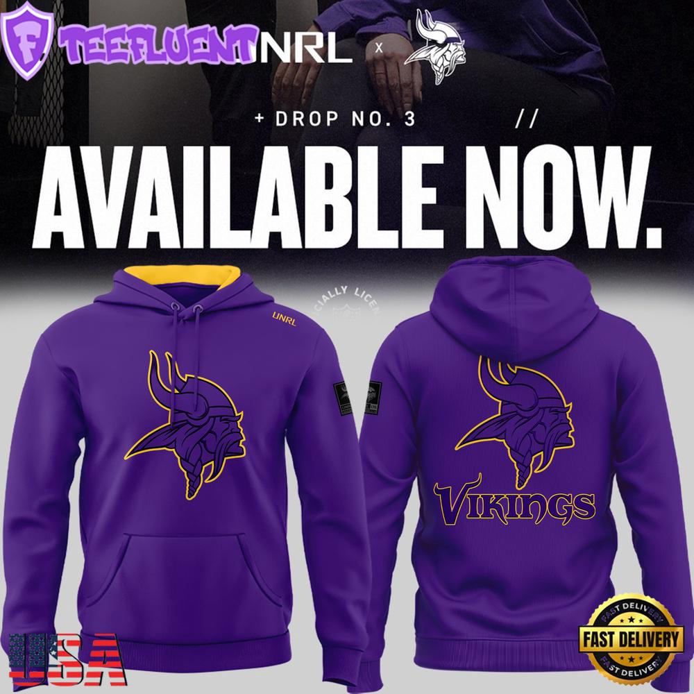 Special UNRL x NFL Minnesota Vikings Available Now Hoodie