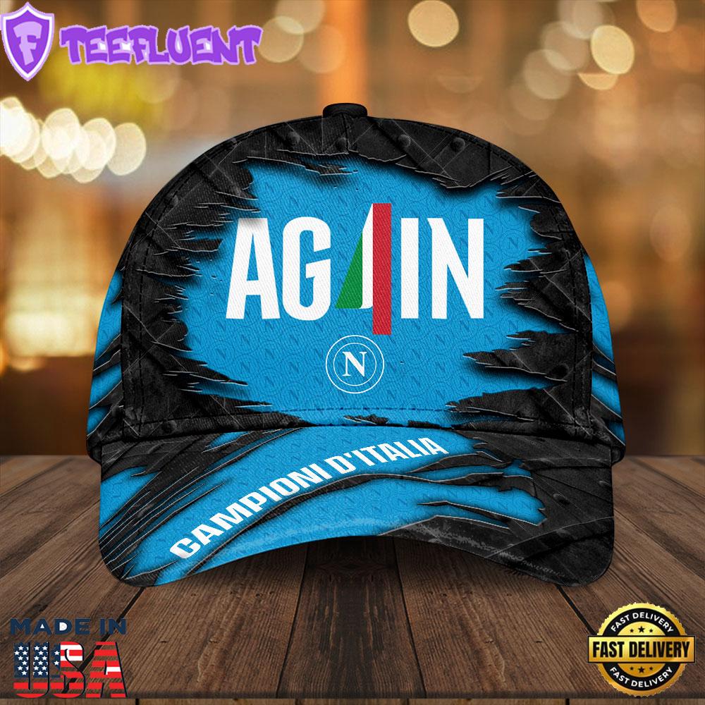 S.S.C. Napoli Classic Custom 3D Caps