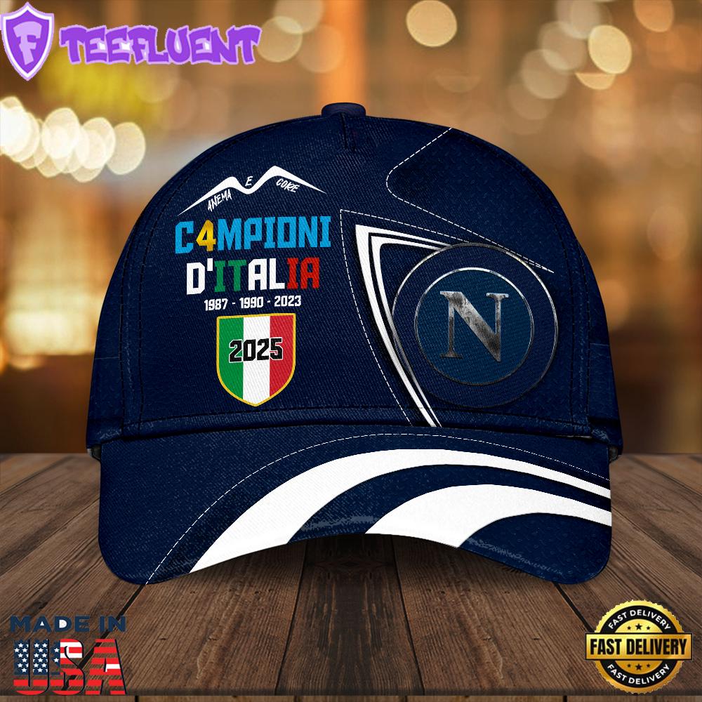 S.S.C. Napoli Classic Style 3d Cap