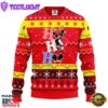 St. Louis Cardinals Hohoho Mickey Christmas Ugly Sweater