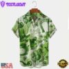 St. Patrick'S Clover Oversized Stretch Easy Care Aloha Hawaiian Shirts