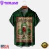 St. Patrick'S Day Chest Pocket Short Sleeve Casual Hawaiian Shirt