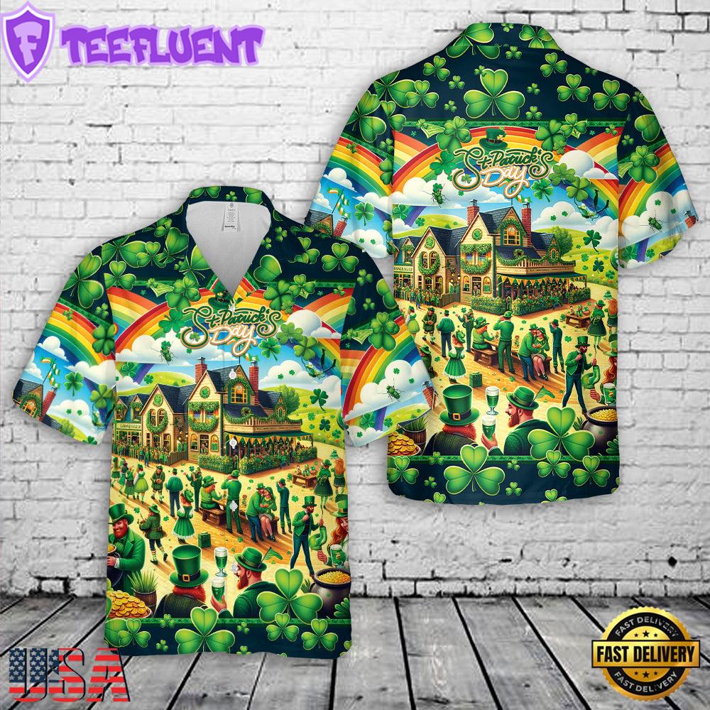 St Patrick's Day Hawaiian Shirt