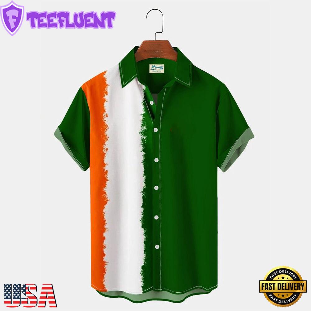 St. Patrick'S Day Irish Green Shamrock Hawaiian Shirt