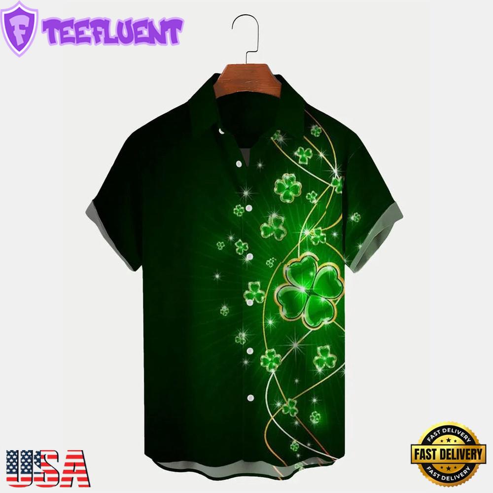 St. Patrick'S Day Shamrock Hawaiian Shirt, St. Patrick'S Day Hawaii Shirt For Men And Women