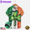 St. Patrick'S Day Shamrock Mens Hawaiian Shirts, Saint Patrick Mens Shirts