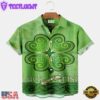 St. Patrick'S Day Short Sleeve Casual Shirt, Shamrock Shirt, Irish Hawaiian Shirt