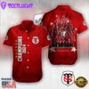 Stade Toulousain Short Sleeve Dress Shirt For Man And Women