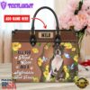 Staffordshire Bull Terrier Dog All You Need Is Love And A Leather Handbag