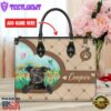 Staffordshire Bull Terrier Dog Duccy Dog Lover Leather Handbag