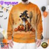 Staffordshire Bull Terrier Dog In Spooky Autumn Halloween 3D Shirt