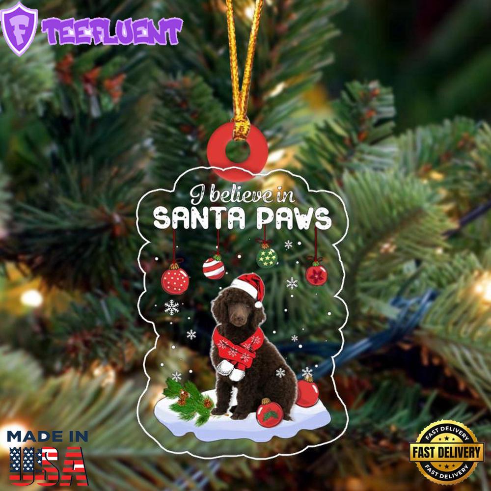 Standard Poodle Christmas Ornament, Gift For Christmas